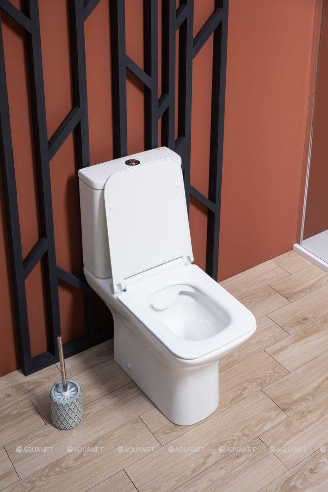 Чаша напольного унитаза Aquanet Rimless Cube 2-C CL-12288