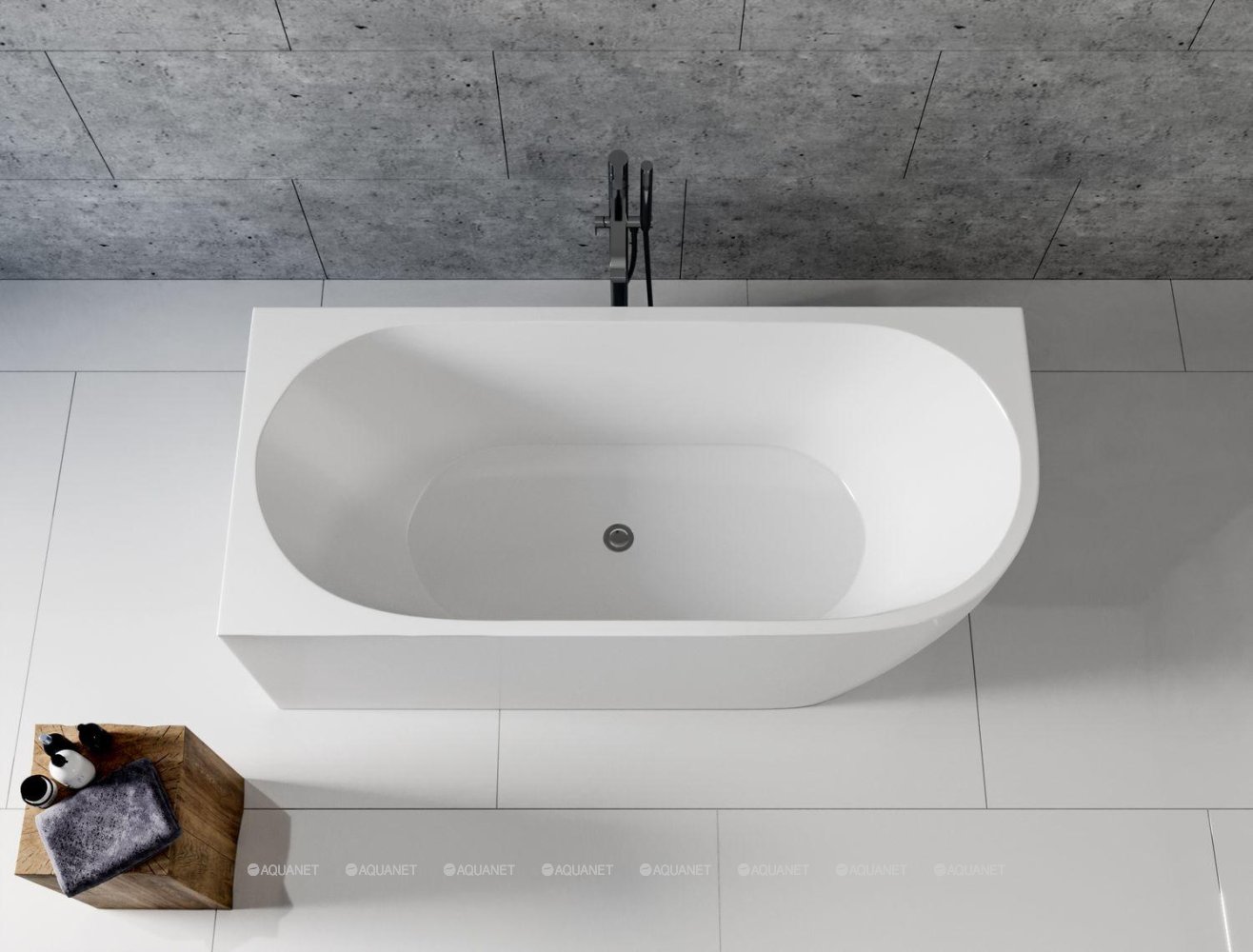 Акриловая ванна Aquanet Family Elegant A 180x80 3805-N-MW