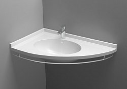 Раковина Dolomite Ибис 90 L (c полотенцедержателем)